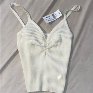 White/Cream L.A. Hearts Tank